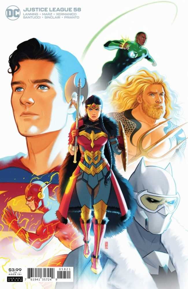 Justice League #58 Cover B Jen Bartel Variant (Endless Winter)