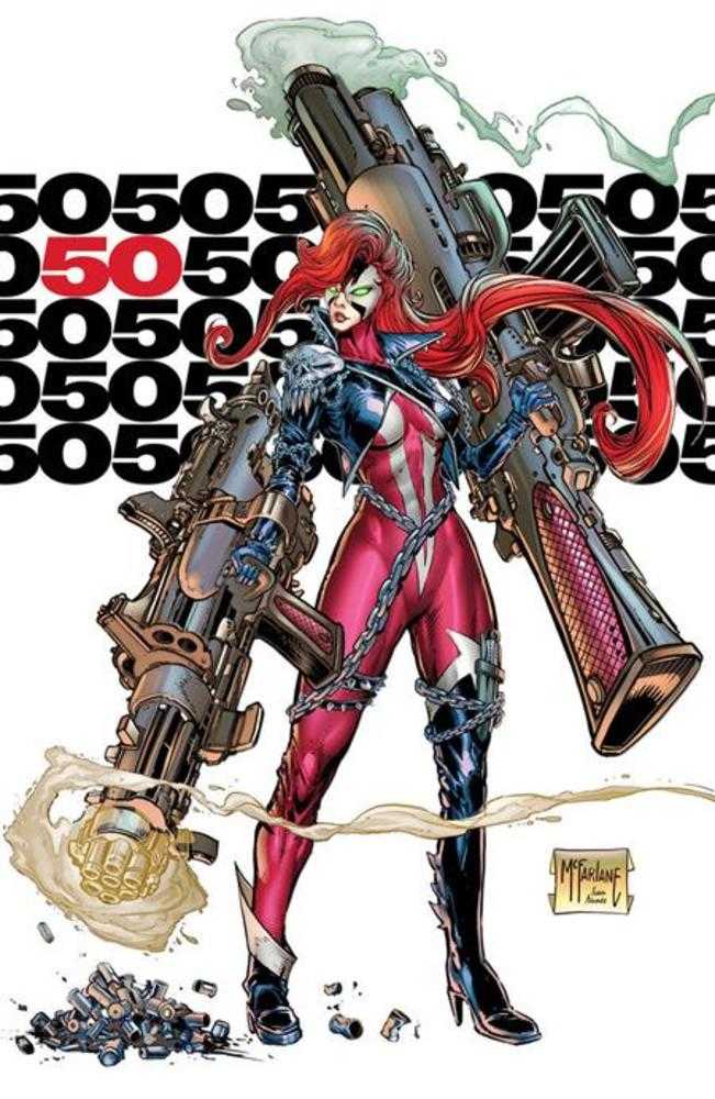 Spawn Scorched #50 Cover F 1 in 100 Todd McFarlane Full Art Variant