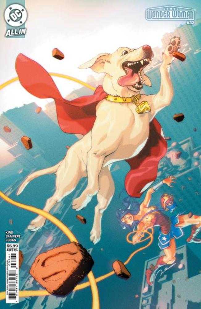 Wonder Woman #32 Cover F Gerald Parel April Drools Card Stock Variant