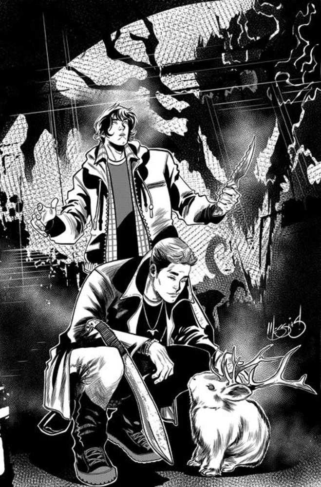 Supernatural #5 Cover L Inc 1:5 Eder Messias Line Art Full Art Variant