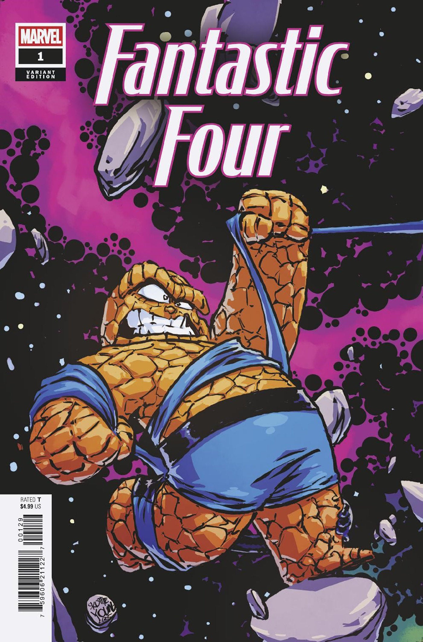Fantastic Four #1 Skottie Young 5 Part Connecting Variant