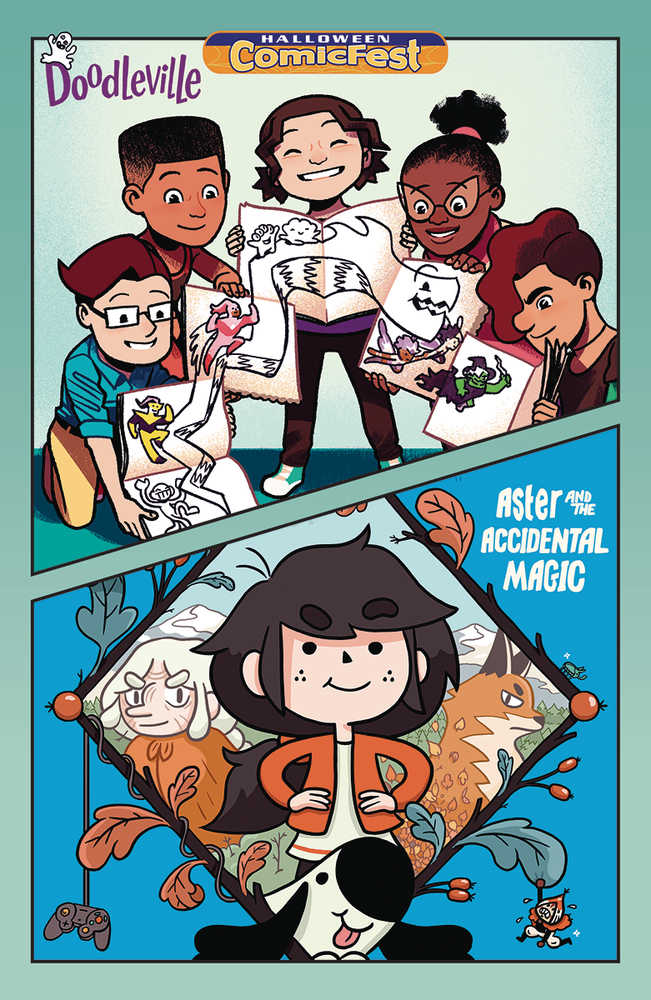 Halloween Comics Fest 2019 Doodleville Aster & Accidental Magic Sampler