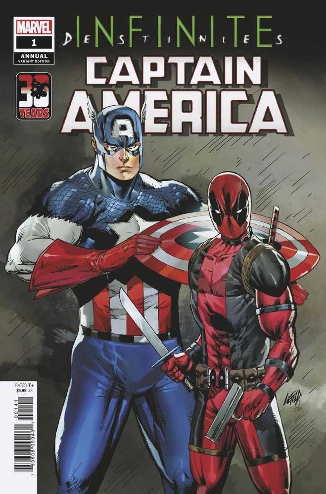 Captain America Annual #1 Liefeld Deadpool 30 Th Variant
