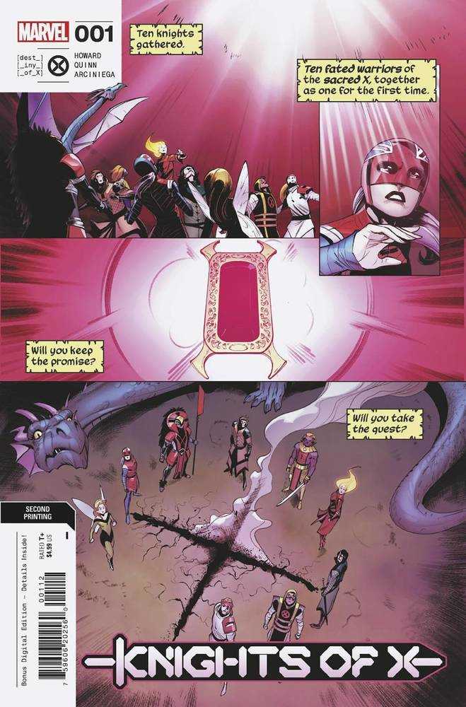 Knights Of X #1 2nd Printing Quinn Variant