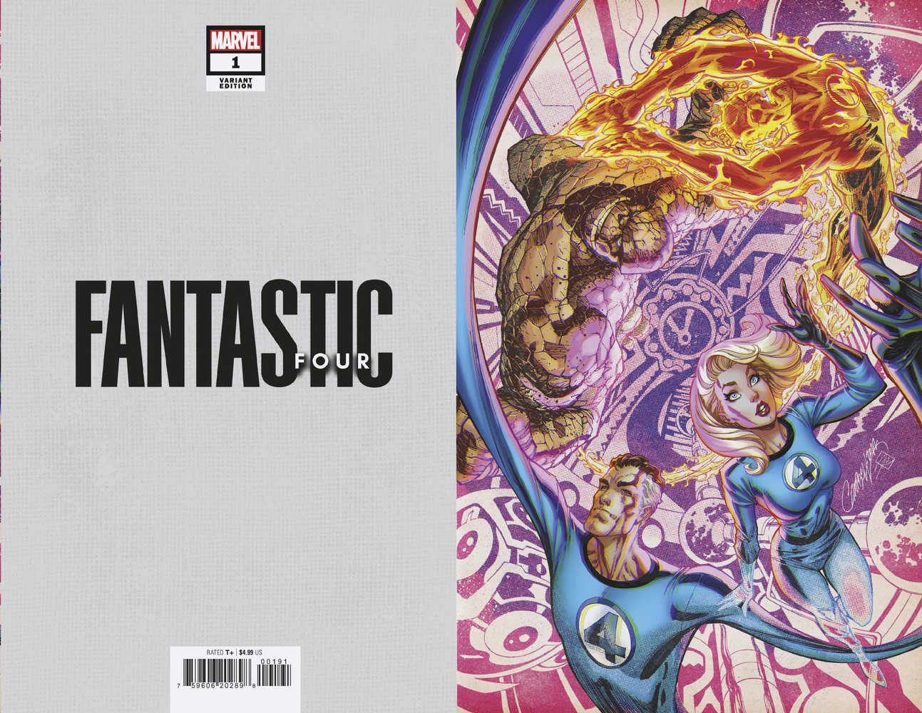 Fantastic Four #1 100 Copy Variant Edition Js Campbell Virgin Anniv Variant