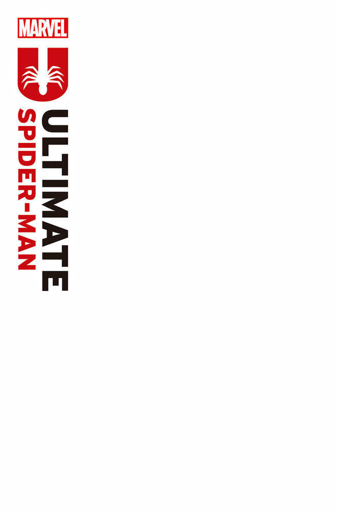 Ultimate Spider-Man #1 Blank Cover 4th Printing Variant