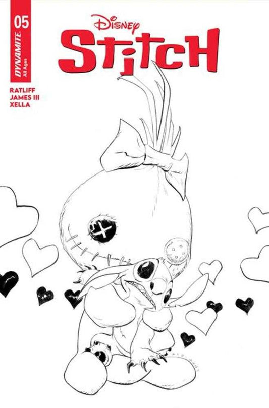 Stitch #5 Cover E 1 in 10 Jae Lee Line Art Variant