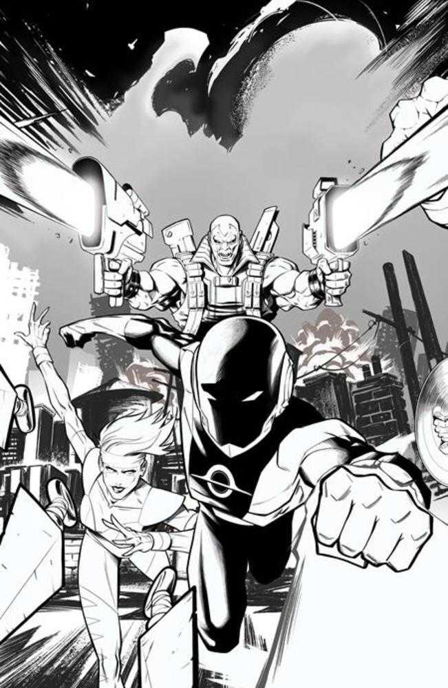 Radiant Black #39 Cover E Daniel Bayliss Youngblood Team Up Black & White Full Art Variant