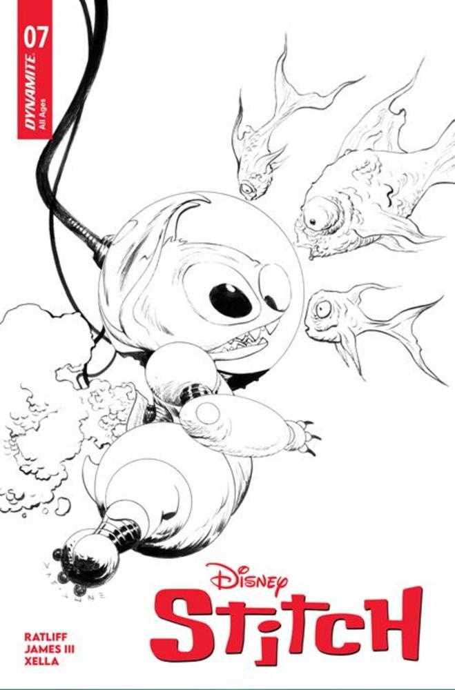 Stitch #7 Cover E 1 in 10 Jae Lee Line Art Variant