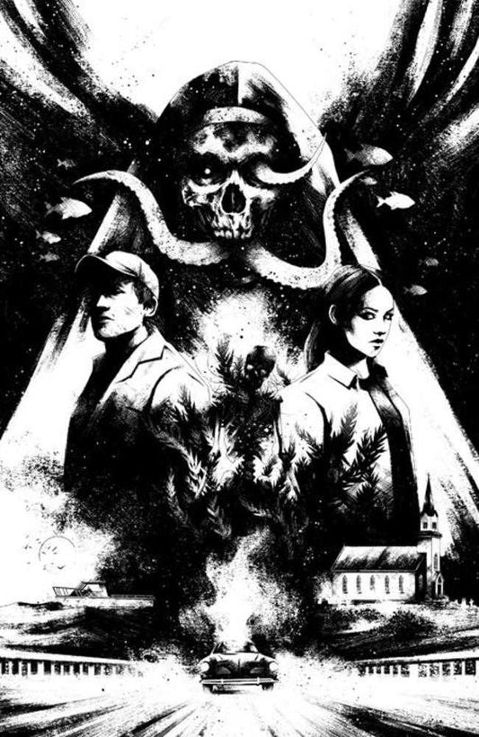 Estuary A Ghost Story #1 (Of 4) Cover E Inc 1:20 Maan House Black & White Variant