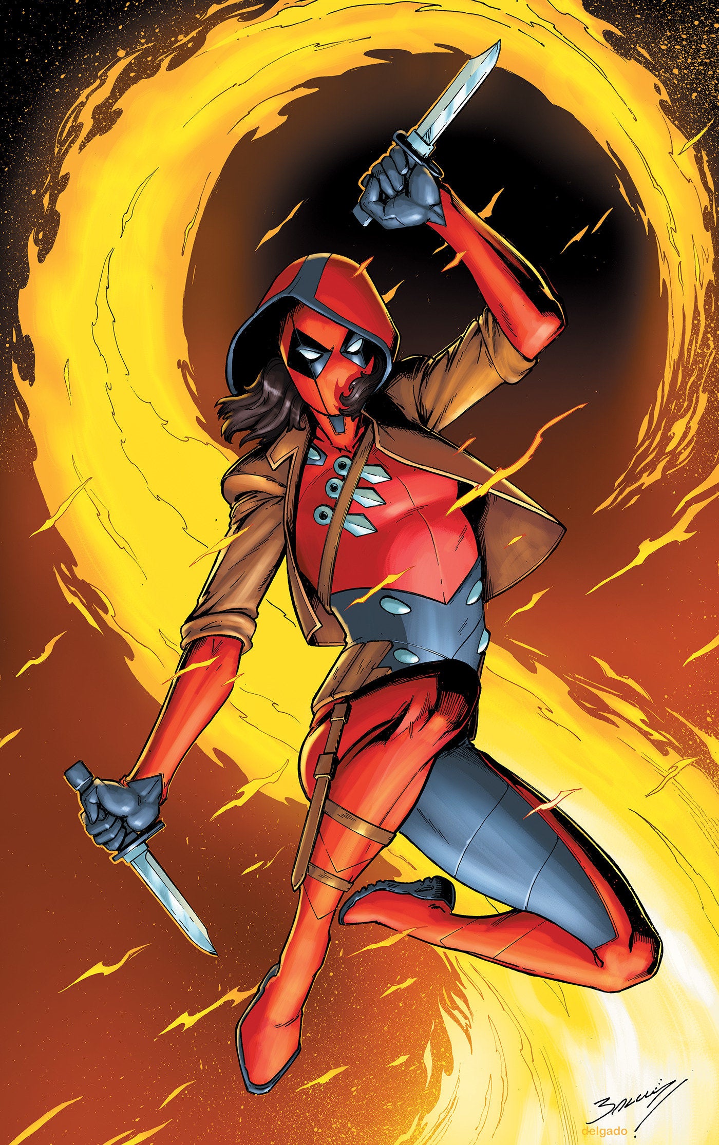 Deadpool #7 Mark Bagley Ratio Virgin 2nd Printing Variant