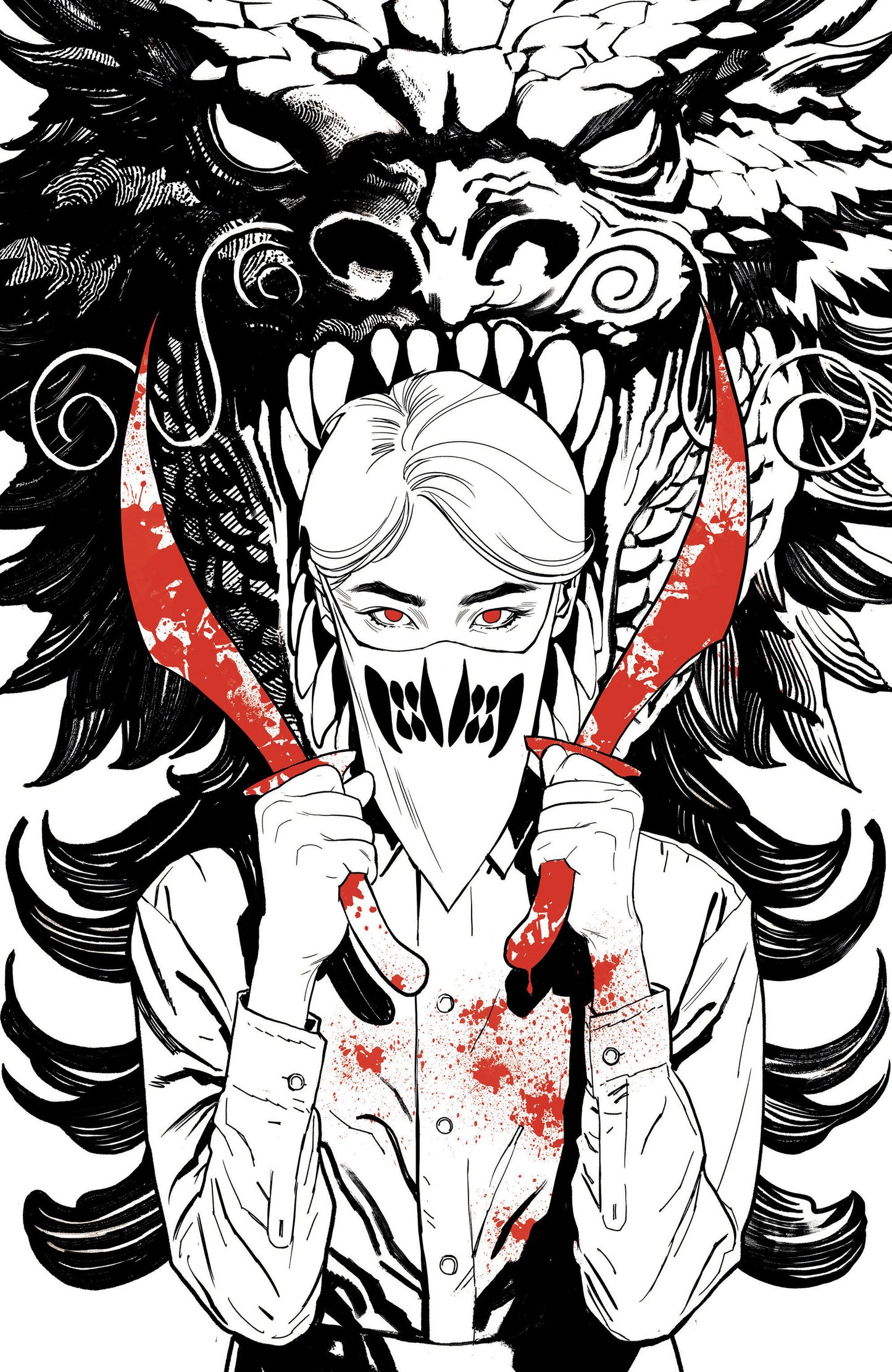Fall Of The House Of Slaughter #2 D 1:20 Variant Edition (Full Art, Paquette)